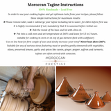10" Handmade Moroccan Serving Tagine - Medium