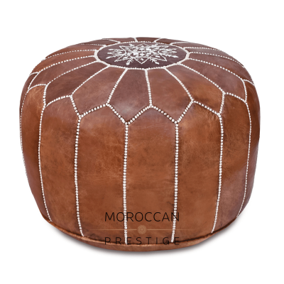 Handmade Moroccan Leather Pouf